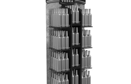 ADV alcohol beverage shelf