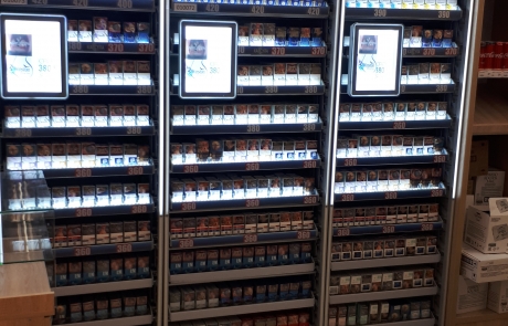 ADV Production сигаретные дисплеи черный рынок флэпы напольный диспенсер модульные сигаретные шкафы лайтбокс промозона пушер