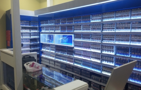 ADV Production сигаретные дисплеи черный рынок флэпы напольный диспенсер модульные сигаретные шкафы лайтбокс промозона пушер